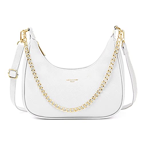David Jones - Borsa a Spalla Donna - Borsa a Tracolla Catena Simil...