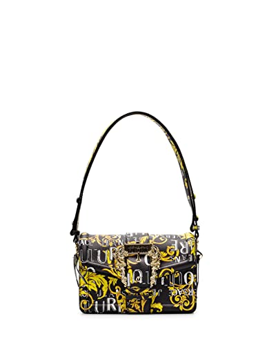 Versace Jeans Couture borsa a tracolla Logo couture donna black - gold