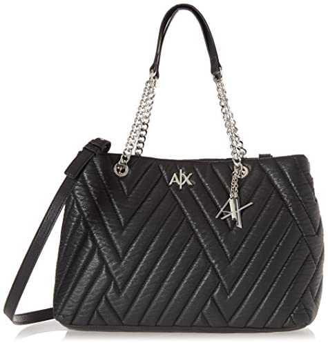 Armani Exchange Borsa shopper nero, Taglia unica, (9428632F74500020)
