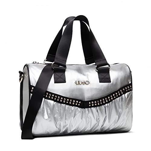 Borsa Liu-jo sport bauletto a mano/tracolla silver BS22LJ42 TA2156...