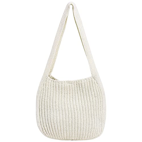 SUKUTU Donna Tote all'uncinetto Borse a Tracolla Grande Shopping Bag...