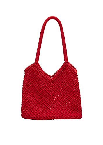 s.Oliver 201.10.104.25.300.2100673, Borsa da Shopping Donna, Rosso, 1