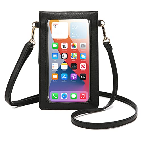 LOVEVOOK Custodia a tracolla da donna con touchscreen, tracolla da...