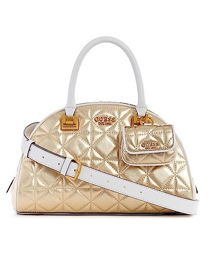Guess Bombetta Mildred, Borsa a Tracolla, Manici Superiori Donna, Oro,...