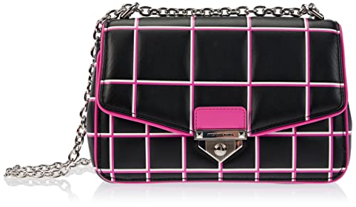 Michael Kors LG Chain Shldr Soho, Borsa Donna, Cerise Multi