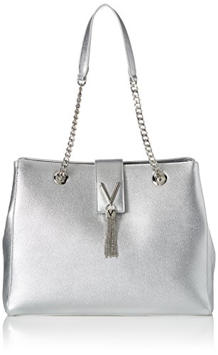 Valentino by Mario Divina - Borse a spalla Donna, Argento, 14x28.5x36...
