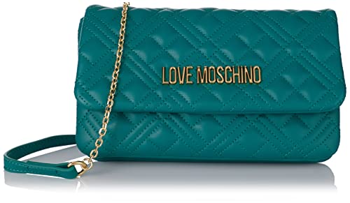 Love Moschino JC4097PP0FLT0, Borsa a Spalla, Donna, Verde, Taglia...