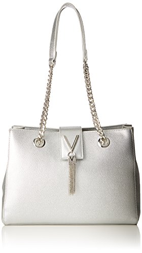 Valentino by Mario Divina - Borse a spalla Donna, Argento, 9.5x23x30...