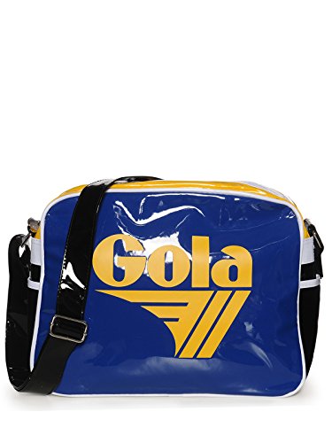 Gola Redford Patent Borsa Black/Blue/Yellow