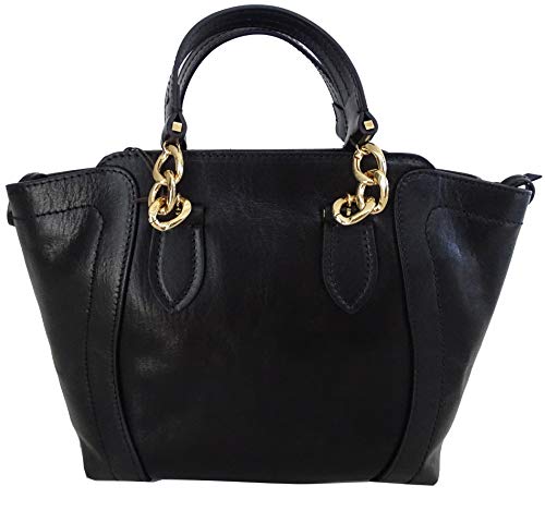 The Bridge Borsa a mano pelle con tracolla chiusura zip donna made in...