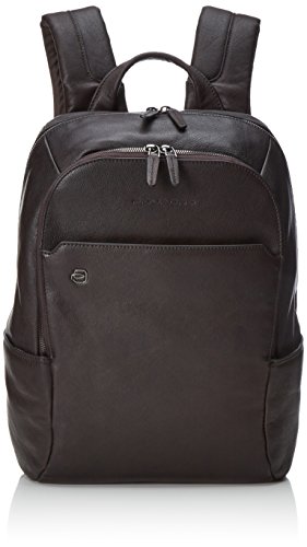 Piquadro Square Zaino Casual, 39 cm, Testa di Moro