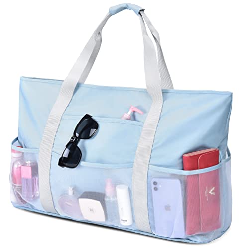 Borsa Mare Donna Rete Grande - Borse da Spiaggia Impermeabile Estive...