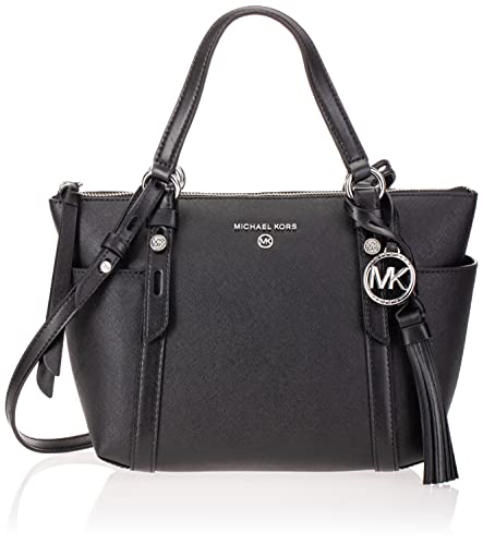 Michael Kors Rhea, Borsa Donna, Black, Medium