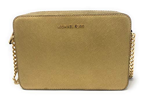 Michael Kors Jet Set Item Large East West Crossbody Shoulder Bag Black...