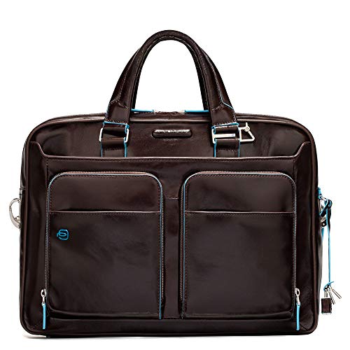 Piquadro CA2849B2 Borsa, Collezione Blu Square, Mogano