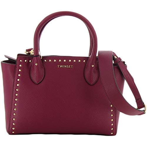 Twinset borsa vinaccia a trapezio UNI