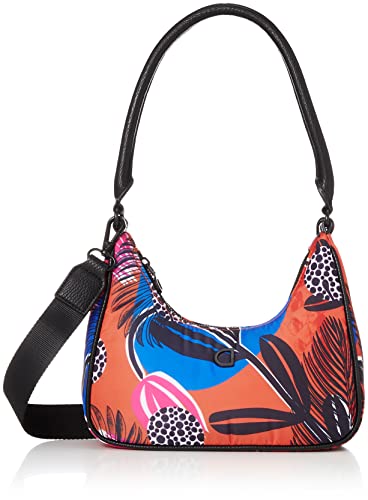 Desigual Fabric Shoulder Bag, Borsa a Spalla Donna, Colore: Arancione,...