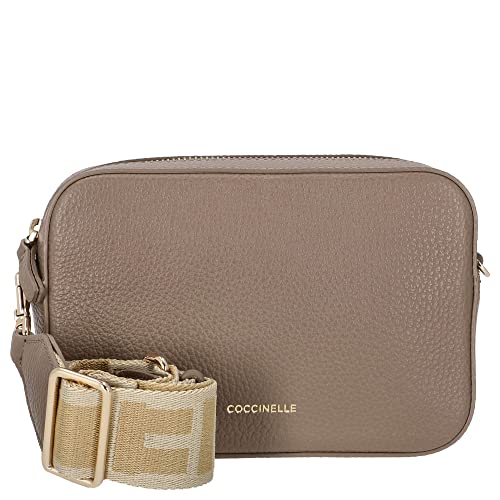 Coccinelle Tebe Mini Crossover Bag Warm Taupe