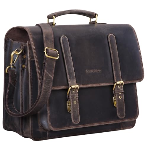STILORD 'Andro' Borsa ventiquattrore uomo pelle Borsa lavoro per PC 14...