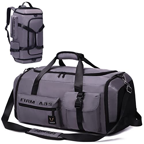 Suweir Borsone Palestra Uomo Donna, 65L Borsa da Viaggio con Scomparto...