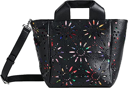 Desigual Bols_Dandelion Valdivia, Borsa per la Spesa Donna, Nero,...