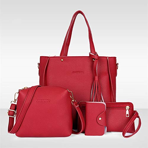 Greatangle-UK TY-13Secchio nappa4 Pezzi Donna Borsa a Spalla Singola...