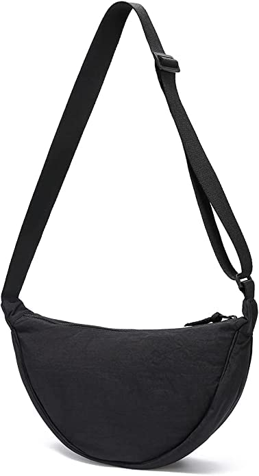 AURUZA Borsa a tracolla da donna a mezza luna, Hobo Casual Crossbody...