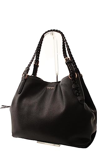 Borsa shopping Liu-jo Satchel M Campanula 3 comparti black BS23LJ15...