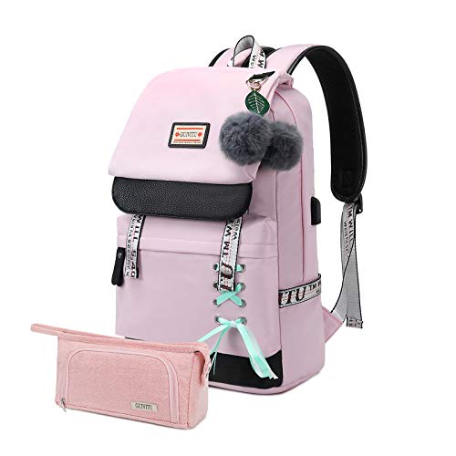 GUIVITU Zaino Scuola Per Ragazze Bambini Zainetto Schoolpack Media...