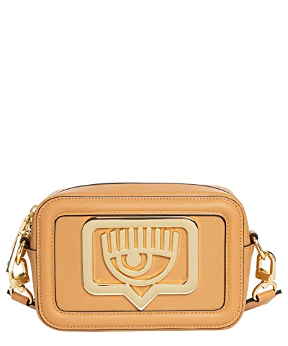 Chiara Ferragni borsa a tracolla Eyelike donna brown