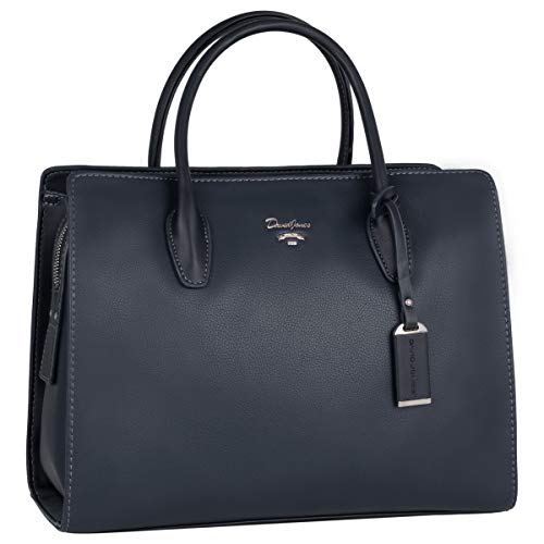 David Jones - Borsa a Mano Elegante Donna - Tote Shopper Bag PU Pelle...
