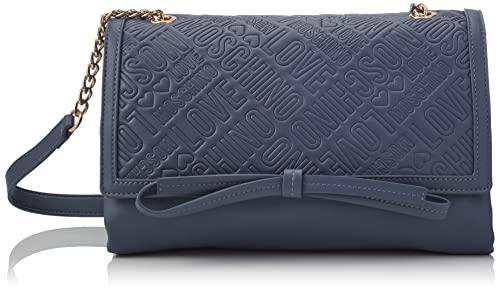 Love Moschino Borsa Pu Embossed (Logo) Denim, BORSA A SPALLA Donna,...