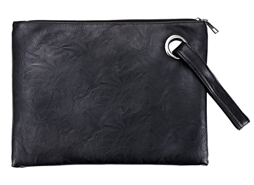 Pochette da Polso in Pelle Donna, Portafoglio Grande Borsa Organizer...