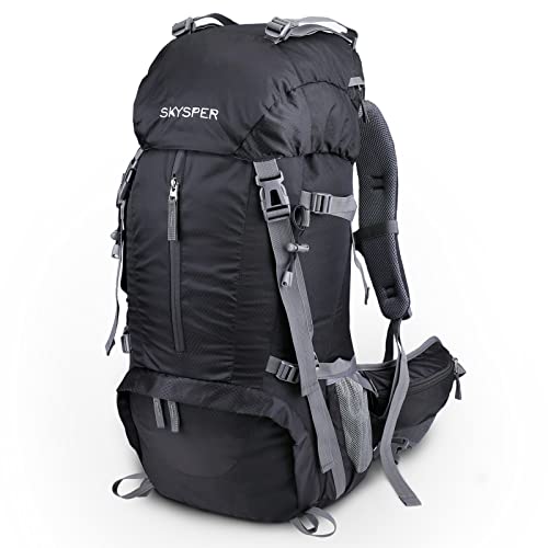 SKYSPER 50L Zaino da Treking, Zaino Montagna Impermeabile con...