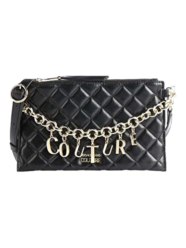 VERSACE JEANS COUTURE Borsa Pochette a mano o spalla logo lettering...
