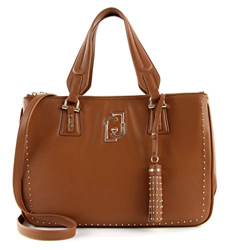 LIU JO Cool Double Zip Satchel Deer