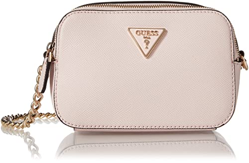 Guess Noelle Crossbody Camera, Borsa Donna, Light Rose, Unica