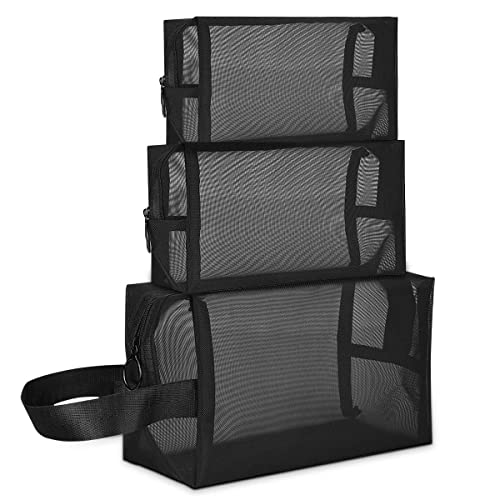 Borsa per Trucco in Rete,Pochette Trucchi,Porta Trucchi da Viaggio 3...