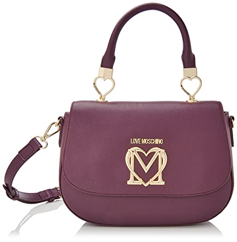 Love Moschino Borsa Pu Viola, BORSA A SPALLA Donna, Viola, Taglia...