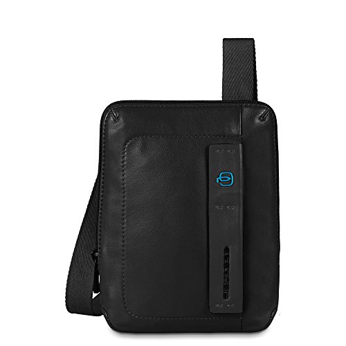 Piquadro CA3084P15/N Borsello, Linea Pulse, Nero, 22 cm