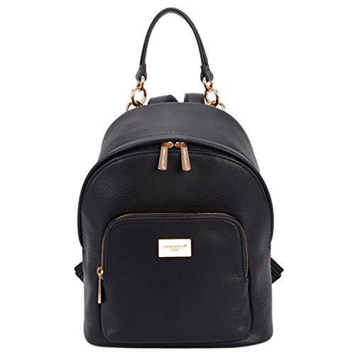 David Jones - Borsa Zainetto Donna - Zaino Piccolo Pelle PU - Daypack...