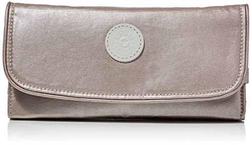 Kipling MONEY LAND, Portafoglio, Donna, Argento (Metallic Glow),...