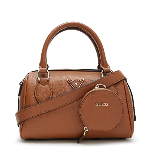 Guess Noelle Box Satchel Light Cognac, Taglia unica