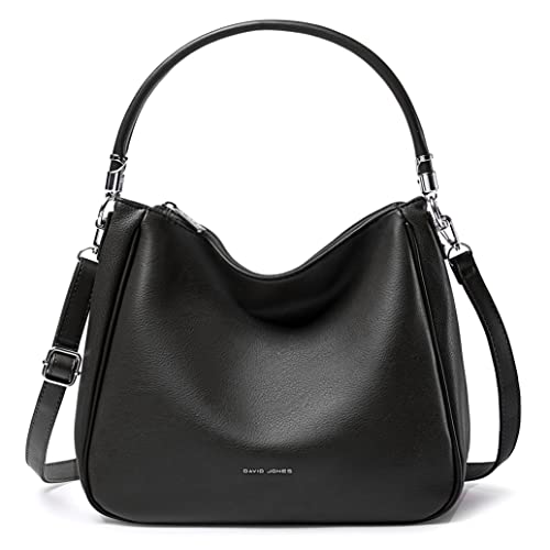 David Jones - Borsa a Spalla Hobo Donna - Borsa a Mano Tracolla Pelle...