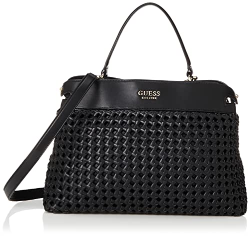 Guess Borsa a Mano Sicilia Nero Borsa a Mano Nera Donna 33x25x13 cm