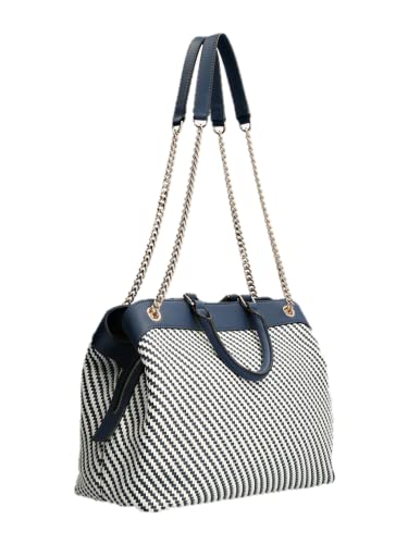 Guess Borsa a Mano Hassie Borsa a Mano Blu Donna 36x26x14 cm