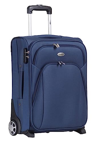 CABIN 5620 Valigia Trolley morbido, bagaglio a mano 55x40x20 con 2...
