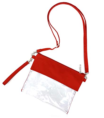 CAREOR Borsa Tote Trasparente - Borsa Tracolla Regolabile con...