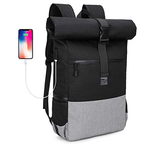 EverVanz Zaino per Computer Portatile, Arrotolatile Resistente...