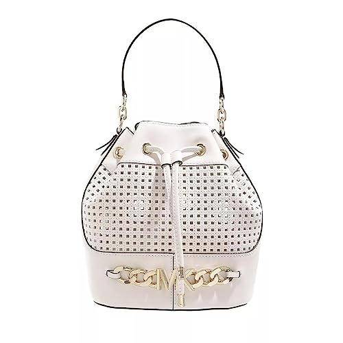 Michael Kors Devon Secchio Medio Spalla Ottica Bianco Taglia Unica,...
